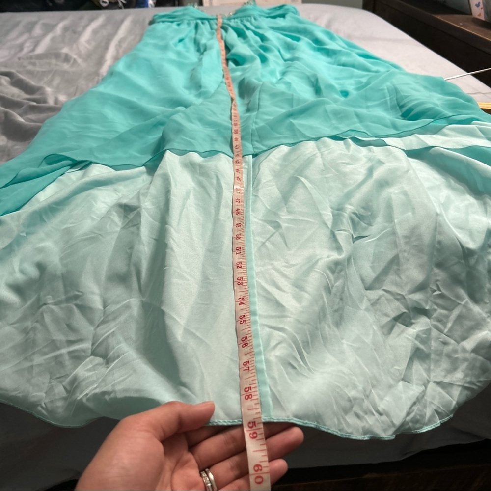 Amelia Couture Long‎ Dress | Green | Size 12 | NWT | D2 - Picture 12 of 14
